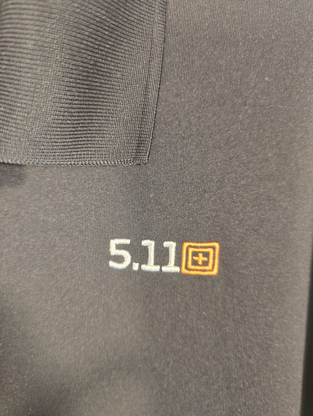 5.11 Lot Of 2 Black S Sleeve 1/4 Button Performance Tactical Polo Shorts. Large - Picture 3 of 16